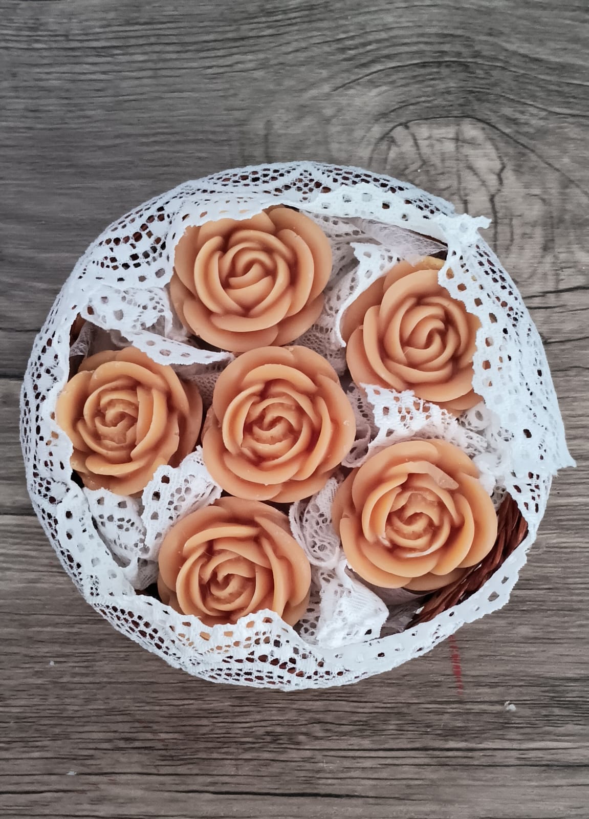 Panier roses éternelles
