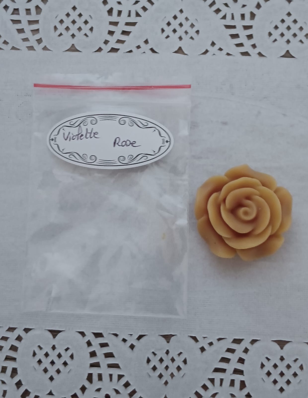 Fondant belle rose