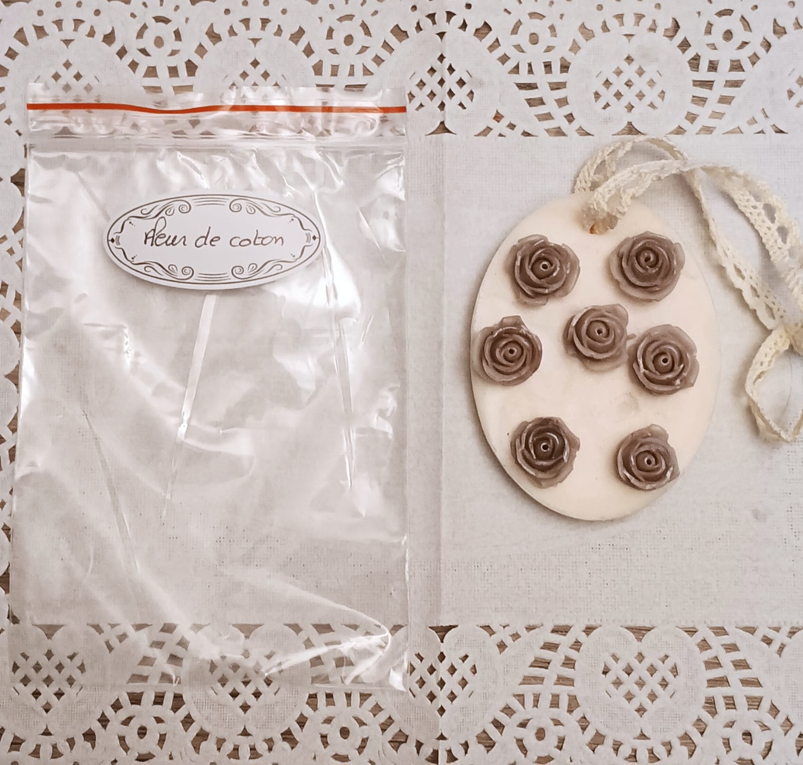 Suspension petites roses