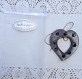 Suspension coeur perles