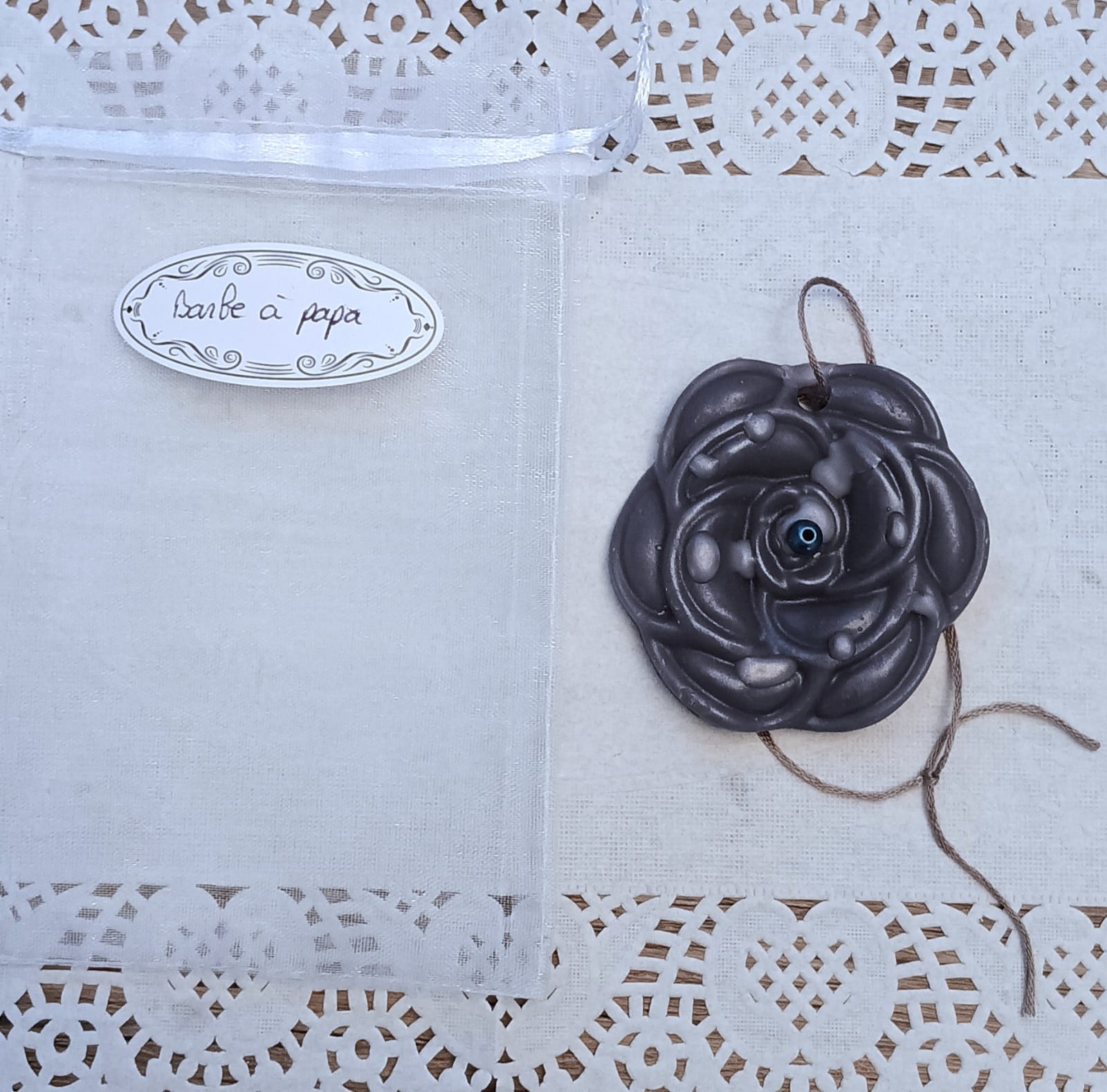 Suspension rose perle