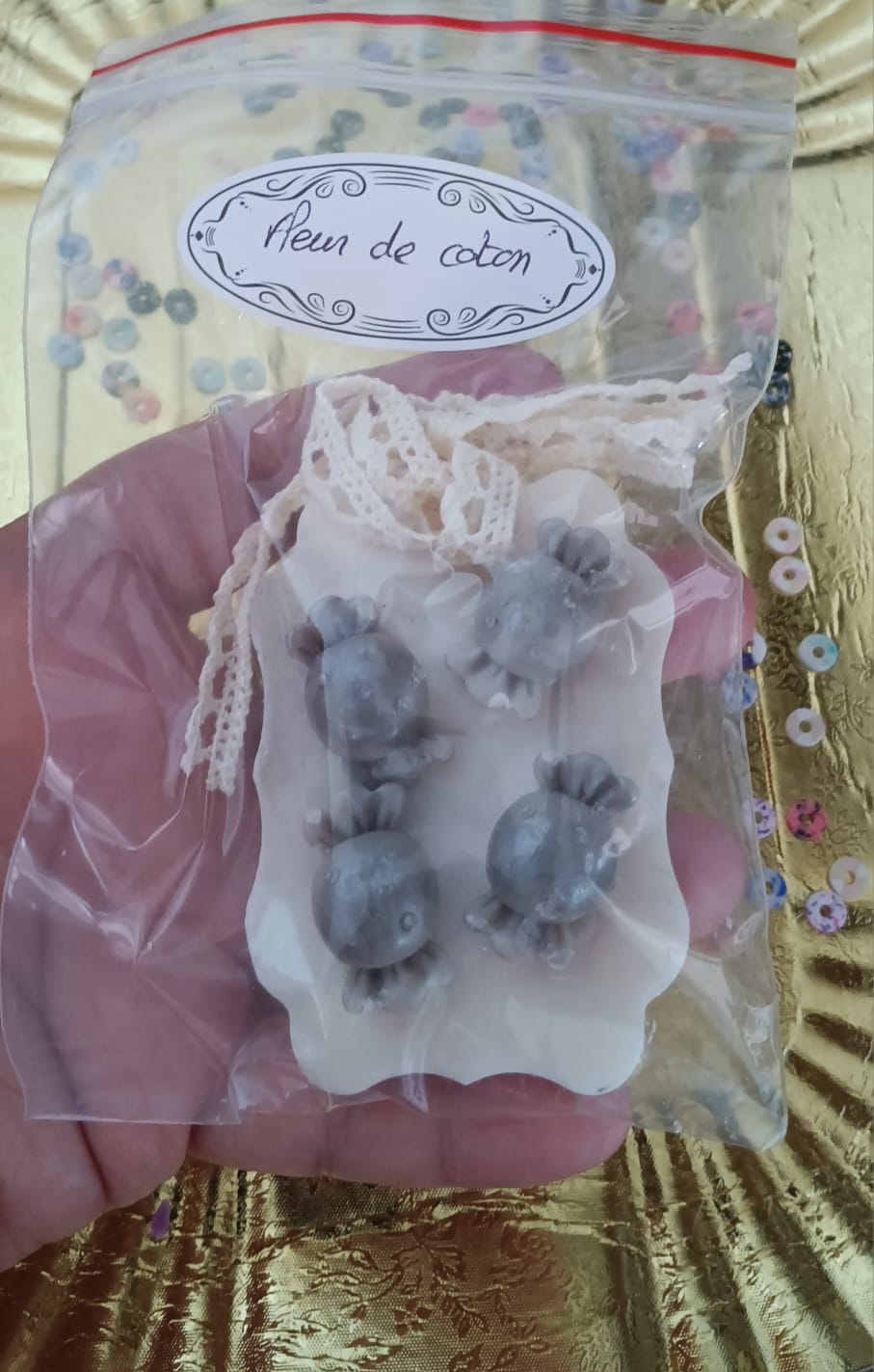 Bonbons senteur fleur de coton
