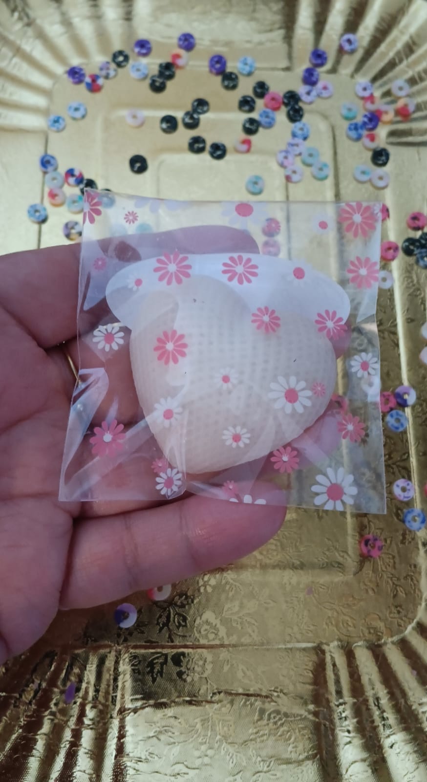 Cœur design senteur fleur de coton