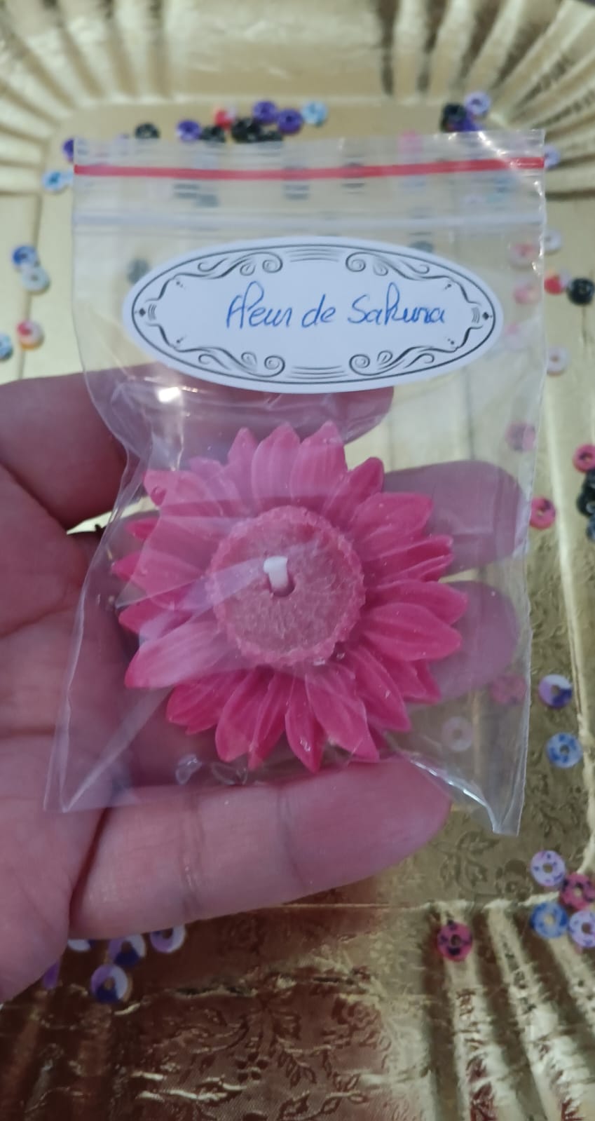 Bougie tournesol senteur fleur de sakura