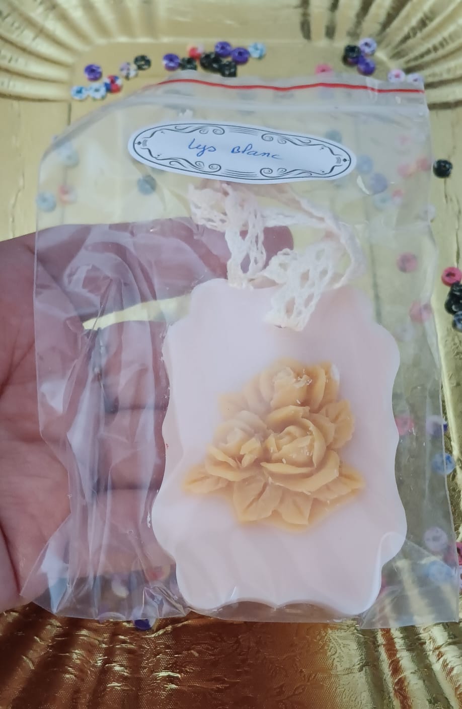 Rose senteur lys blanc