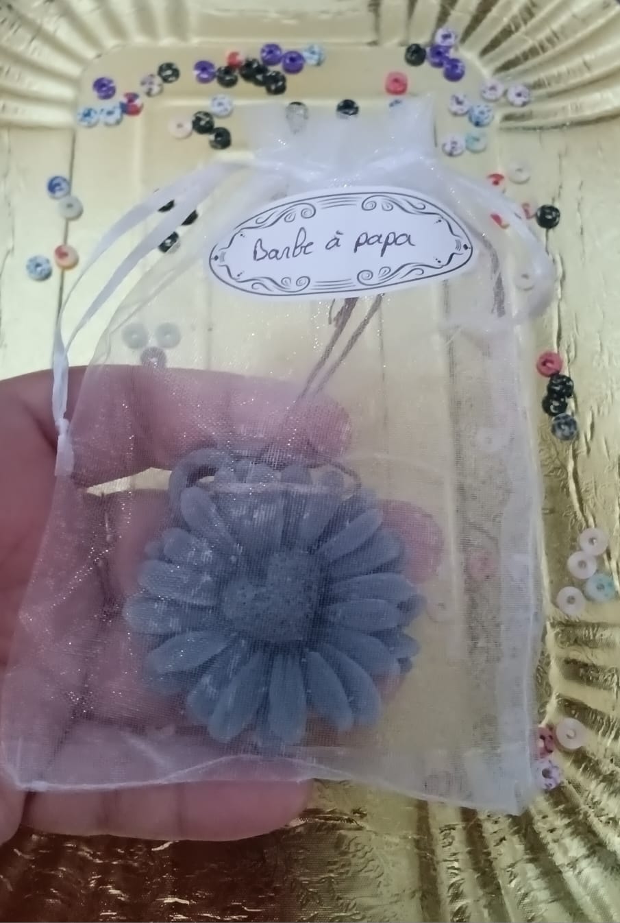 Marguerite cœur senteur barbe à papa