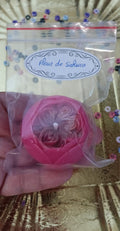 Bougie rose d'Austin senteur fleur de sakura